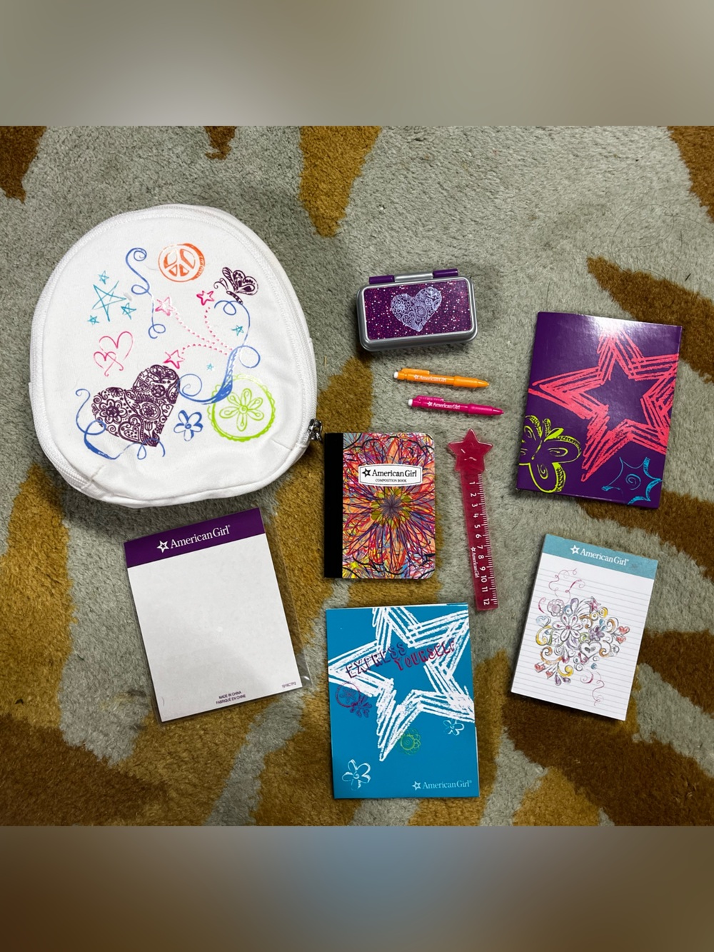 American Girl Doodle Backpack Set - School Supplies